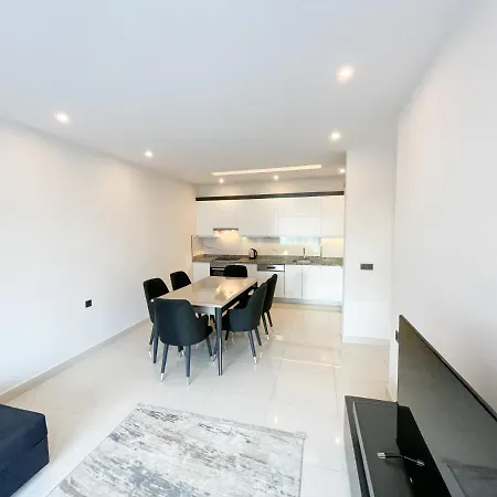 One-bedroom Flat In Front Of The Sea In Konak Terrace ألانيا